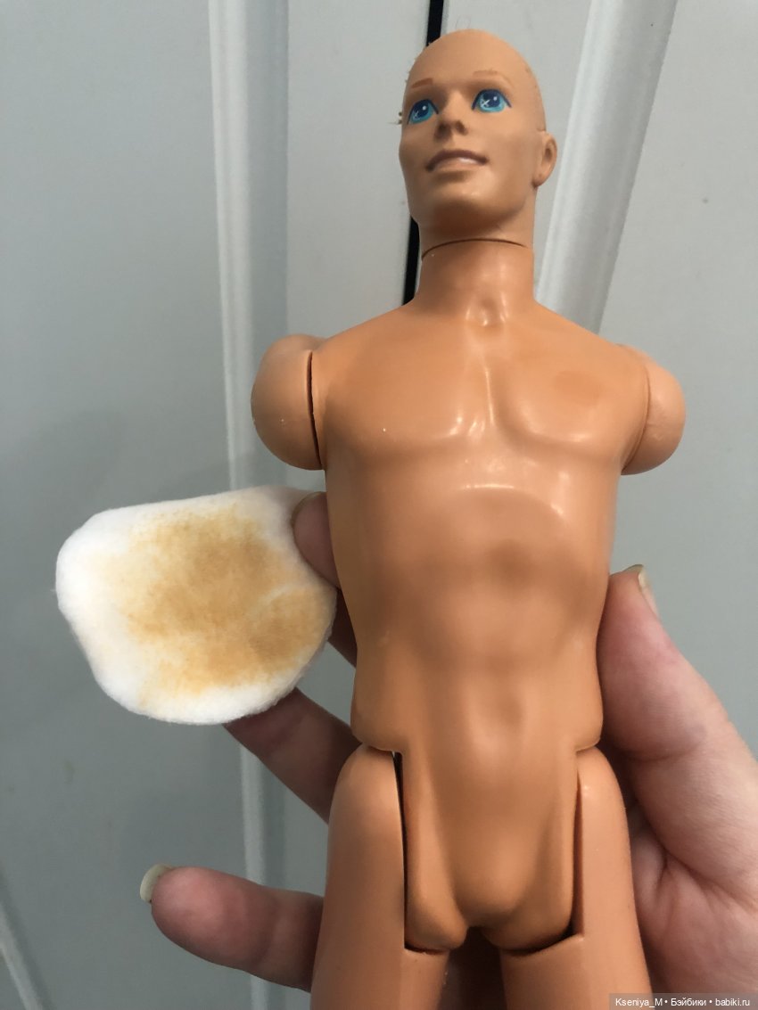 Часть 2. Восстанавливаем убитого Кена. Убираем оранжевость, моделируем заново руки, убираем макияж и дешевый блеск старого