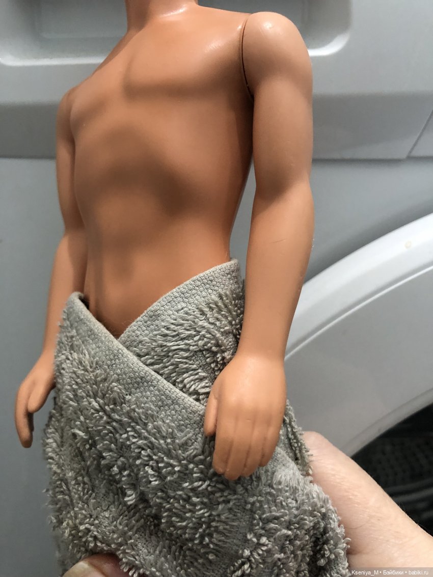 Восстанавливаем убитого кена часть 4. Погрызы, шлифовка, новые волосы. Наращивание пальца, проклейка швов… (фото 6)