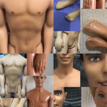 Восстановление Кена часть 5. Доделываю: бланш, замена фолка, тату, прекрытие пятна. Прорисовка тела