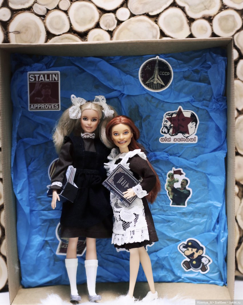 Советская школьница Леночка. Барби ооак. Третья и завершающая кукла из серии ❤️ (фото 7)