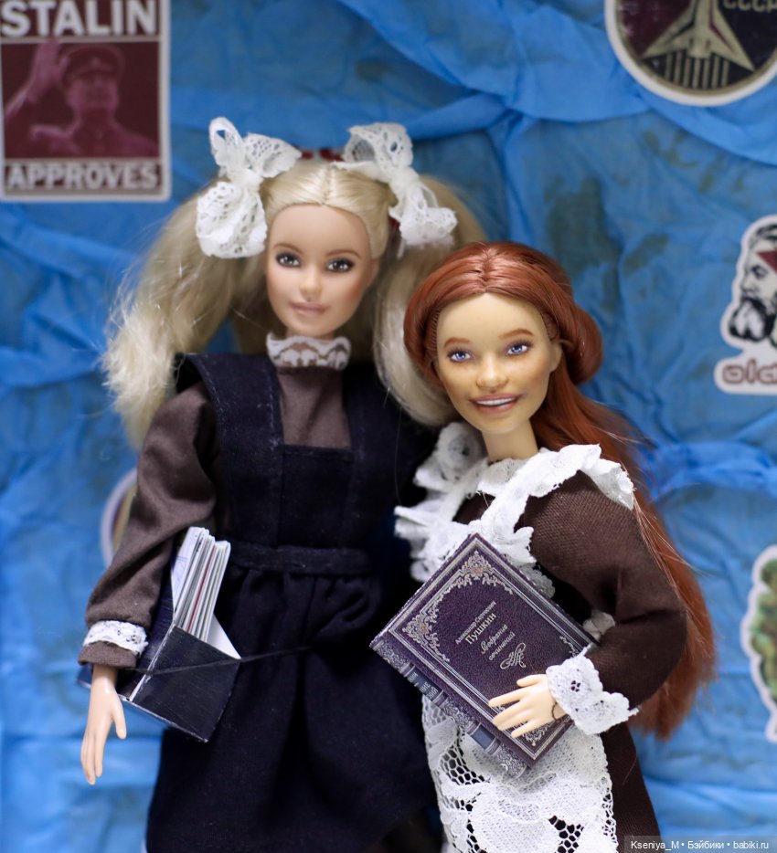 Советская школьница Леночка. Барби ооак. Третья и завершающая кукла из серии ❤️ (фото 5)