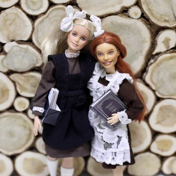 Советская школьница Леночка. Барби ооак. Третья и завершающая кукла из серии ❤️