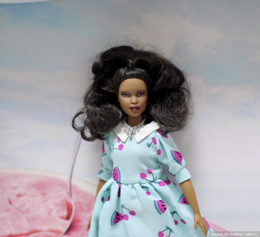 Серия Кастом ооак Барби!🧉🍩🍫Пятая афро - девушка из 9💓 (фото 5)