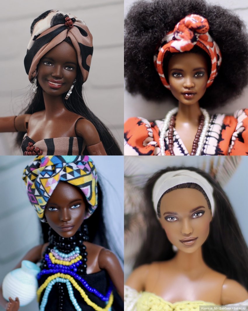 Продолжаю выкладывать афро-серию❤️ четвертая из девяти темнокожих девочек