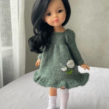 Платье с одуванчиками