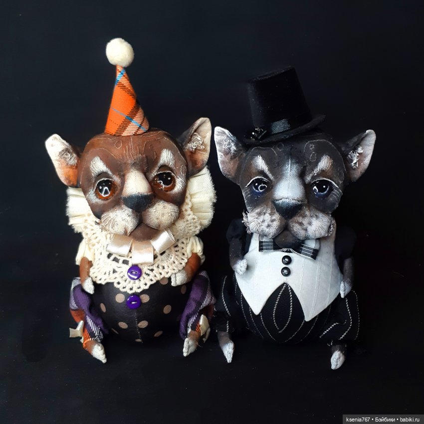 Это куклы Анастасии Голеневой, вот такие хочу сшить