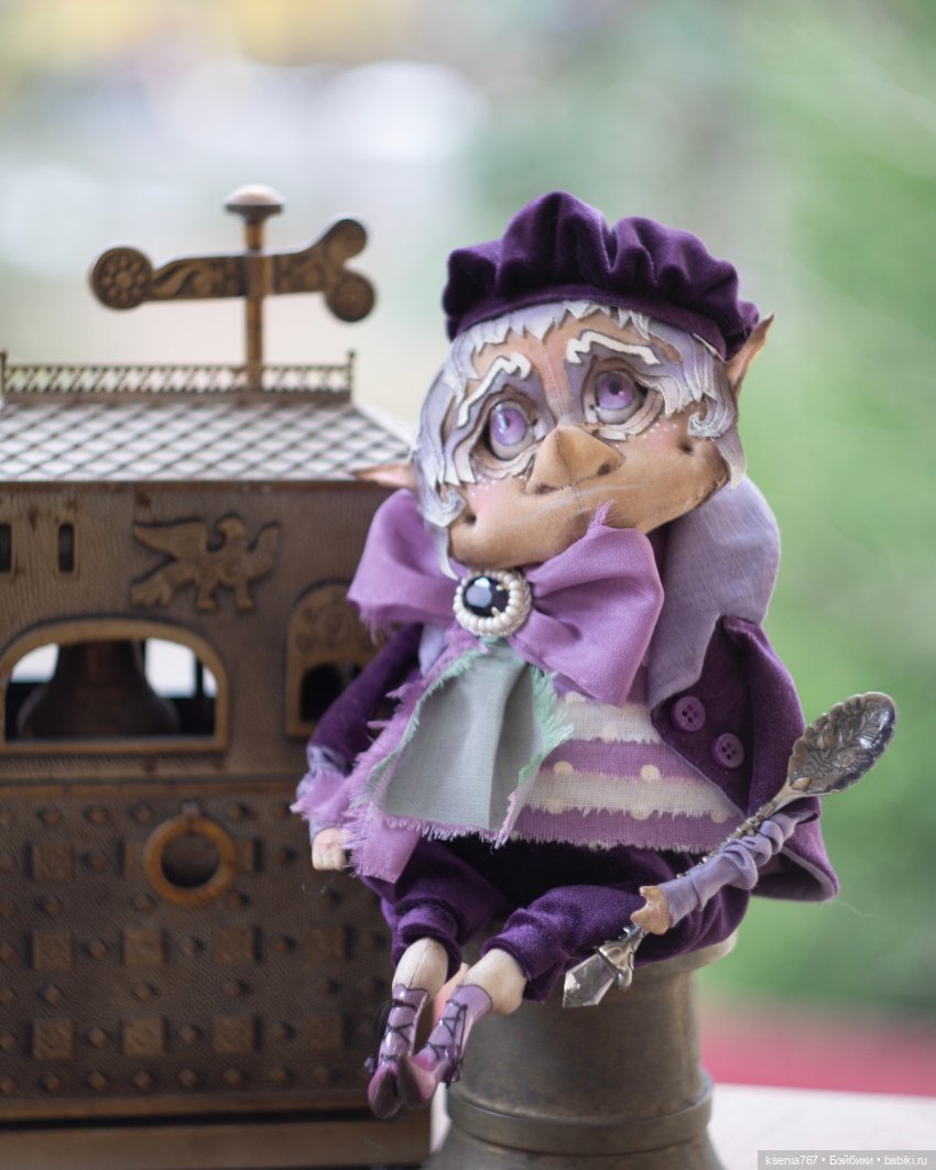 Кукла Домовенок Анастасия Голенева делится не только техническими секретами, но и своим творческим видением