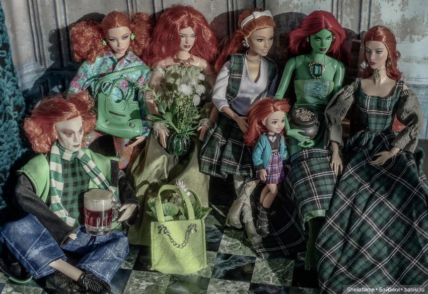 Рыжее и зелёное | Бэйбики Рыжее и зелёное — Тематические праздники и конкурсы кукол (Разное)