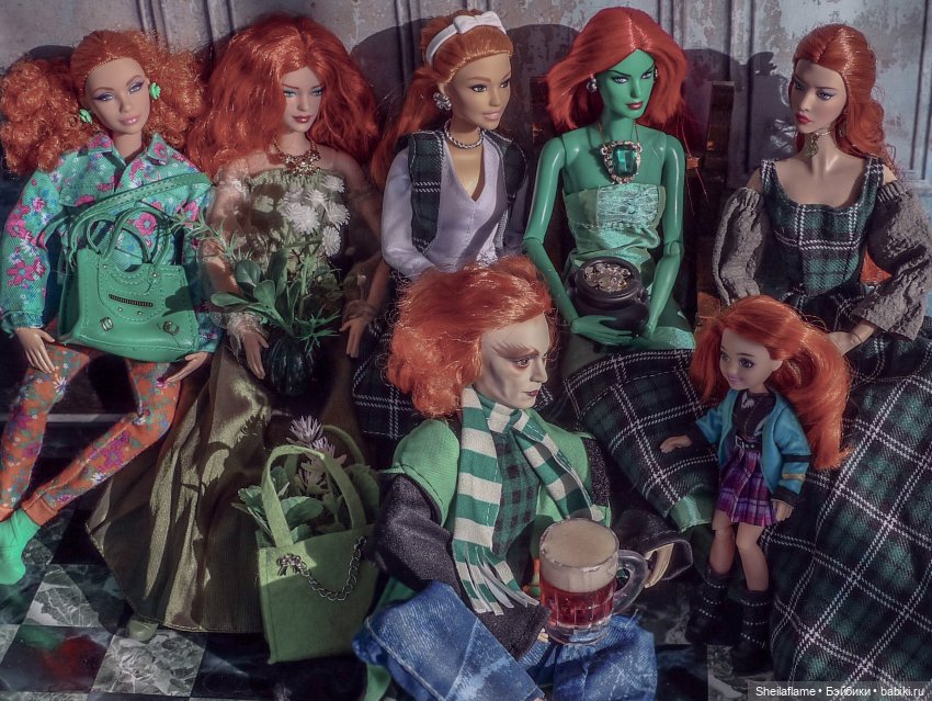 Рыжее и зелёное | Бэйбики Рыжее и зелёное — Тематические праздники и конкурсы кукол (Разное)