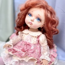 Интерьерная текстильная кукла