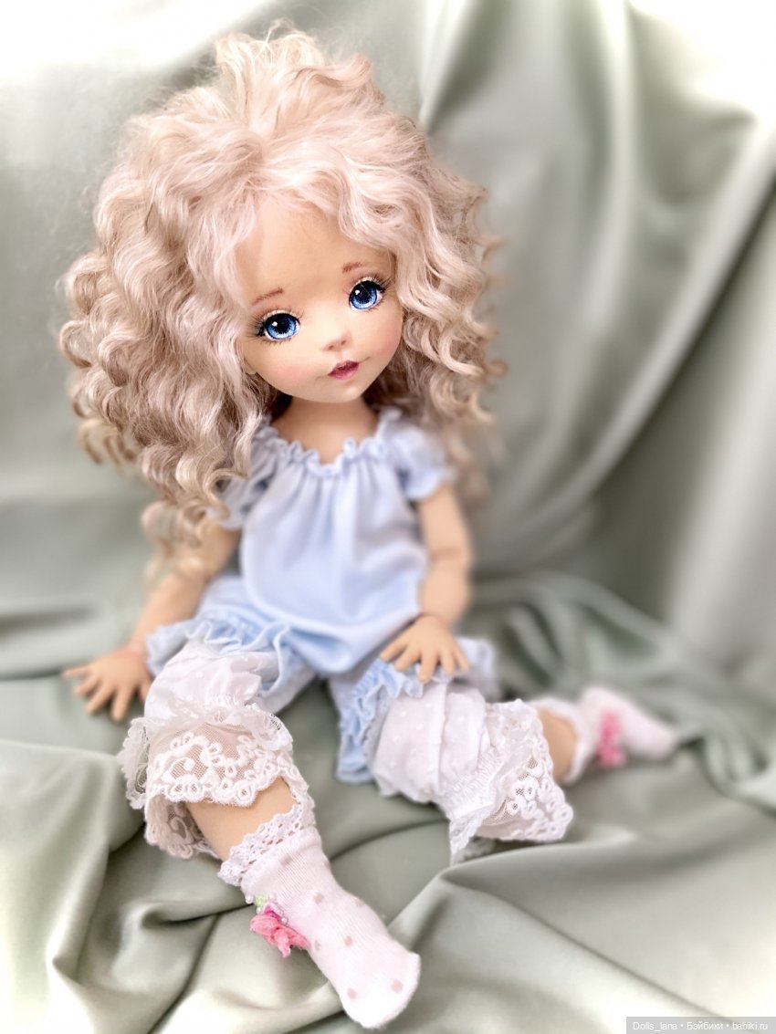 Текстильная интерьерная кукла - dolls_lana