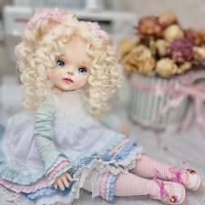 Интерьерная текстильная кукла