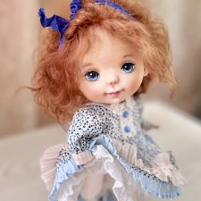 Интерьерная текстильная кукла