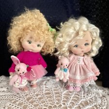 Интерьерная текстильная кукла