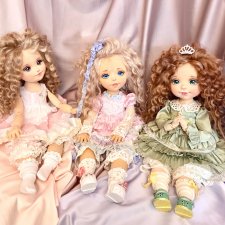 Интерьерная текстильная кукла