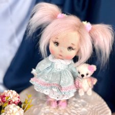 Интерьерная текстильная кукла