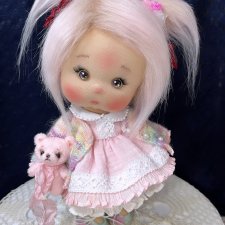 Интерьерная текстильная куколка