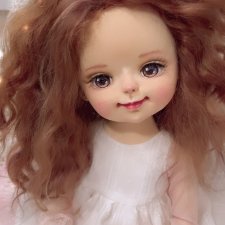 Интерьерная текстильная кукла