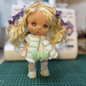 Интерьерная текстильная кукла