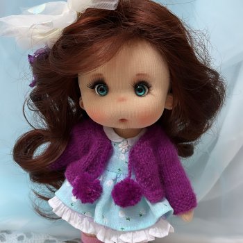 Интерьерная текстильная кукла