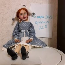 Деревянная кукла Софа