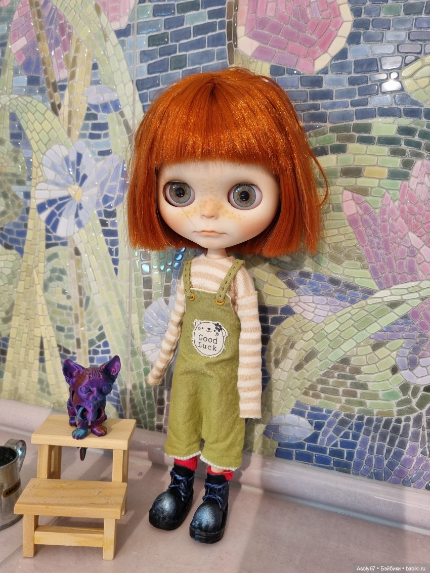 Пуговка приехала — Куклы Blythe (Блайз) ООАК: кастом (фото 4)