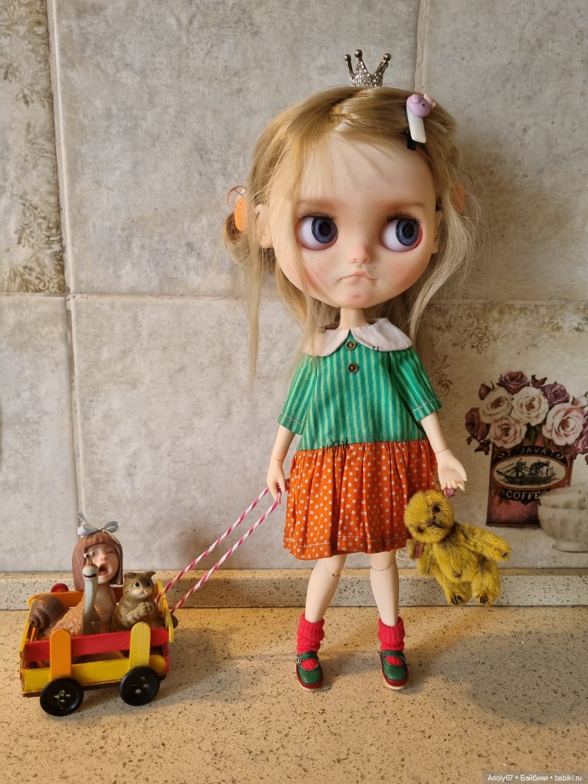 Пуговка приехала — Куклы Blythe (Блайз) ООАК: кастом (фото 5)