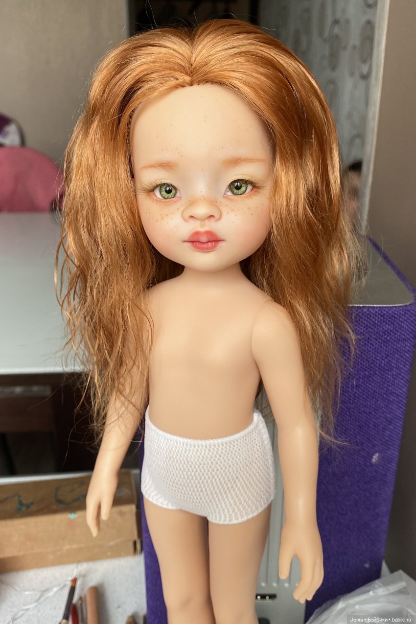 Работа над куклой Паола Рейна ООАК (фото 5)