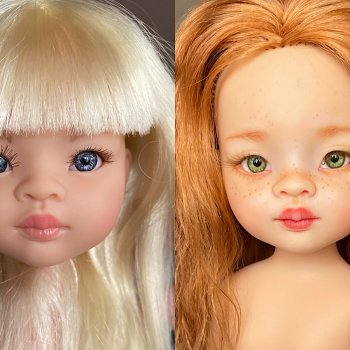 Работа над куклой Паола Рейна ООАК