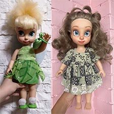 Мой первый ООАК на Disney Animators Динь-Динь