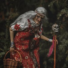 Баба Яга по мотивам иллюстраций Билибина И.Я.