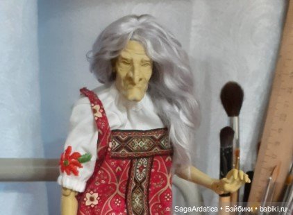 Баба Яга по мотивам иллюстраций Билибина И.Я | Бэйбики Баба Яга по мотивам иллюстраций Билибина И.Я (фото 2)