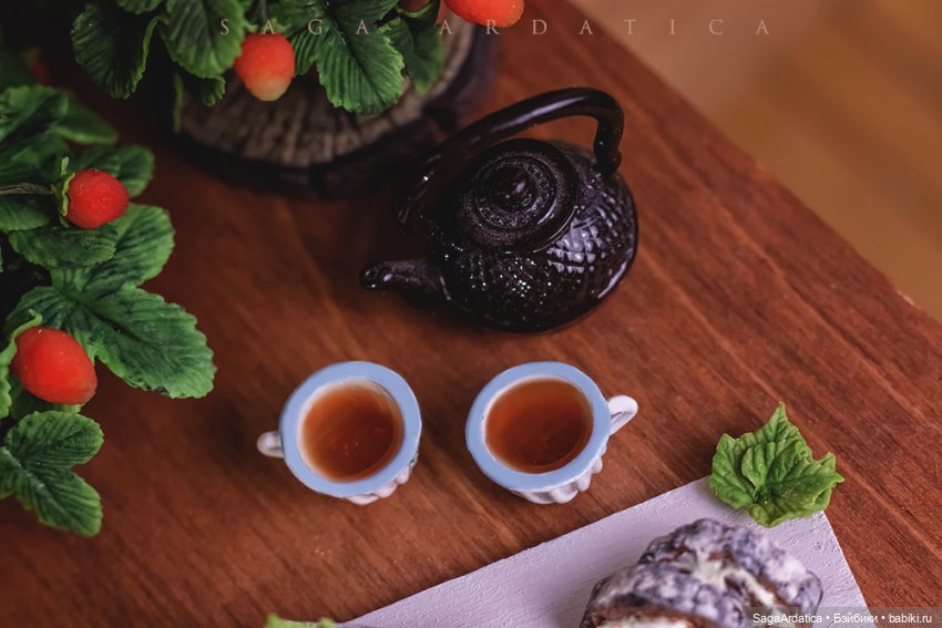 Аппетитный рулет — Кукольная миниатюра своими руками: еда (фото 3)