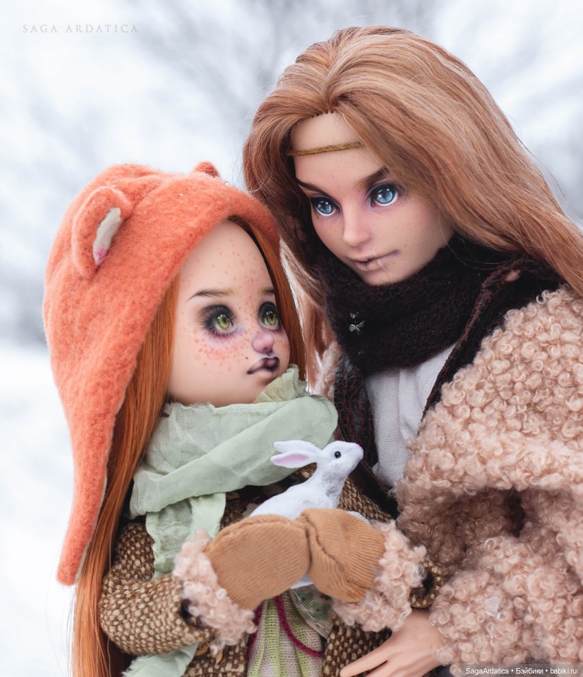 Зимние забавы — ООАК Monster High и Ever After High: репейнт (фото 8)