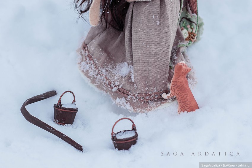 По сугробам к роднику — ООАК Monster High и Ever After High: репейнт (фото 5)