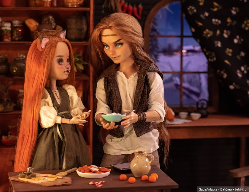 Подготовка к празднику — ООАК Monster High и Ever After High: репейнт (фото 4)