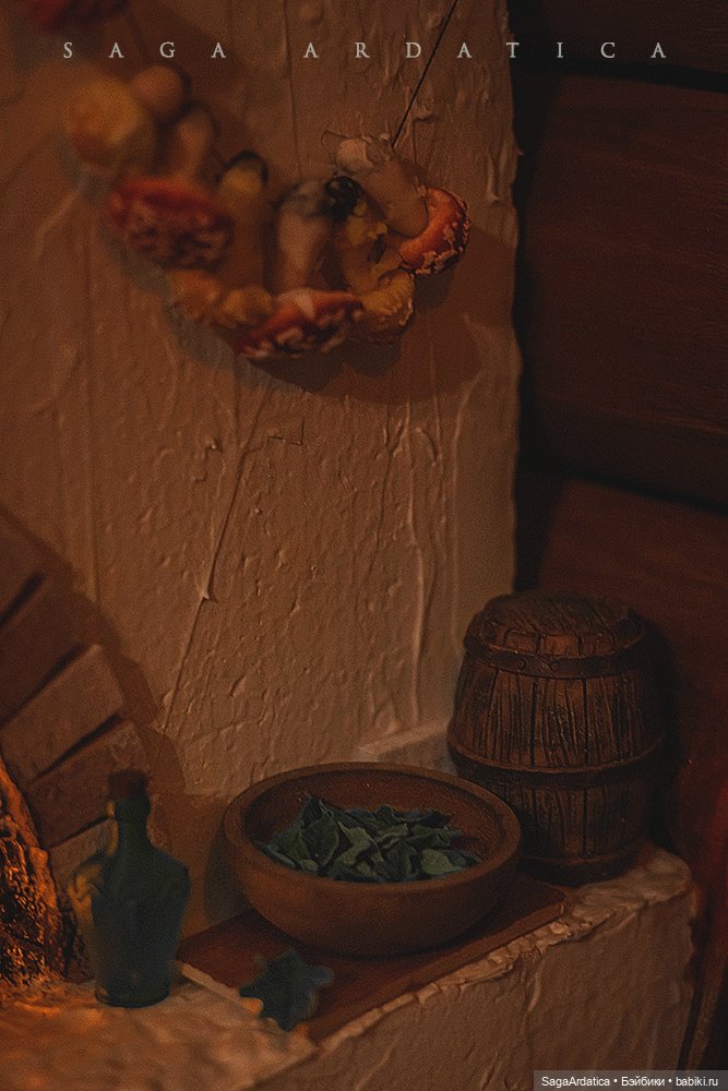 Русская печь в миниатюре для формата 1/6 (фото 7)