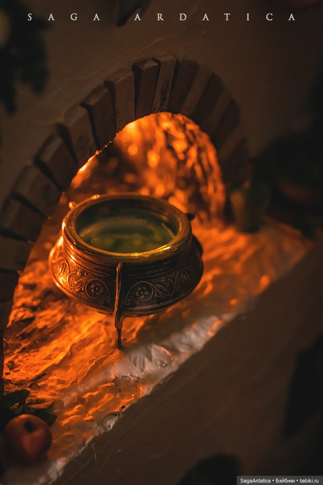 Русская печь в миниатюре для формата 1/6 (фото 3)