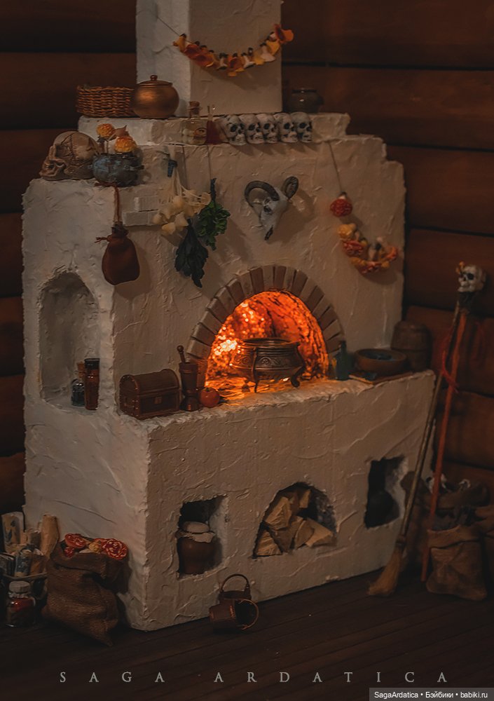 Мастер-класс по созданию русской печки в формате 1/6