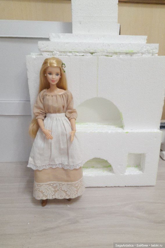 Мастер-класс по созданию русской печки в формате 1/6 (фото 8)