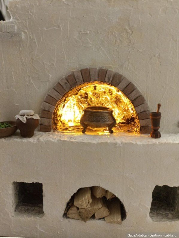 Мастер-класс по созданию русской печки в формате 1/6