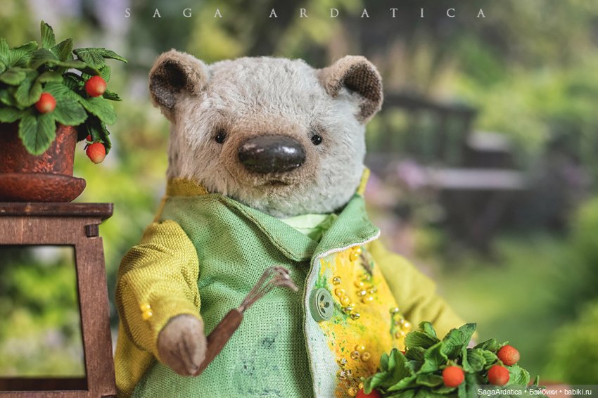 Плюшевый садовод — Домашние фото авторских игрушек: Тедди (фото 8)