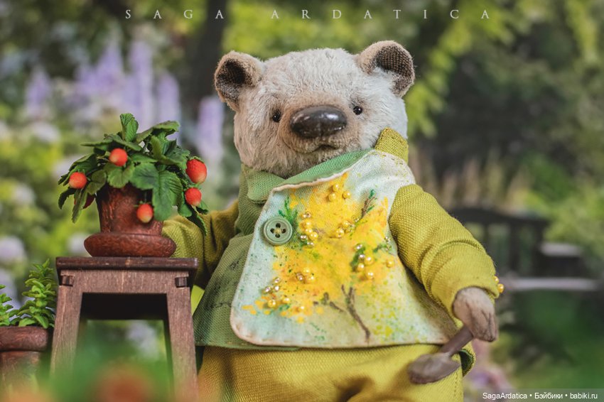 Плюшевый садовод — Домашние фото авторских игрушек: Тедди (фото 6)