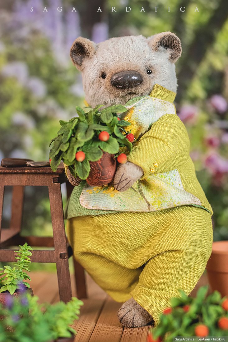 Плюшевый садовод — Домашние фото авторских игрушек: Тедди (фото 9)