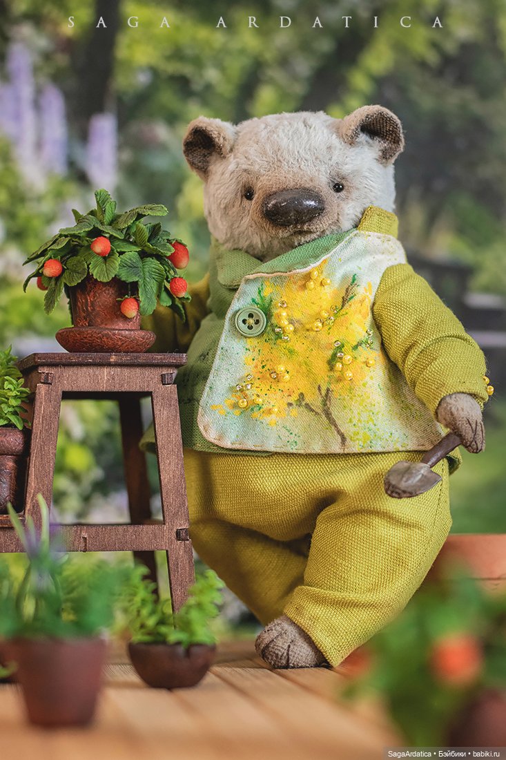 Плюшевый садовод — Домашние фото авторских игрушек: Тедди (фото 4)