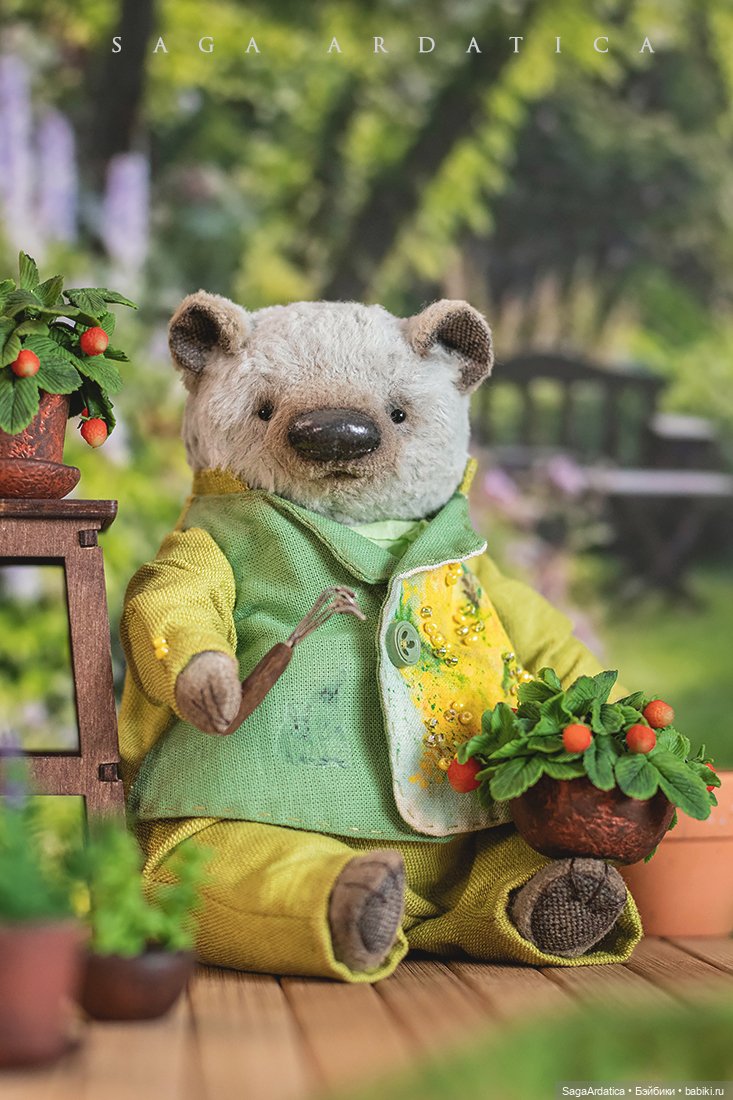 Плюшевый садовод — Домашние фото авторских игрушек: Тедди (фото 7)