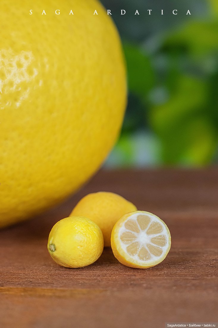 Клубника, перчик и лимон — Кукольная миниатюра своими руками: еда (фото 8)