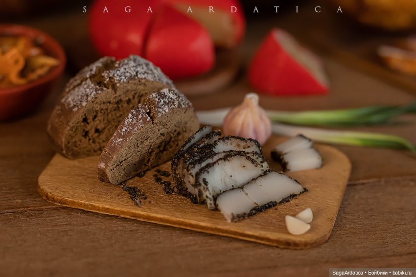 Суровая мужская еда — Кукольная миниатюра своими руками: еда (фото 6)