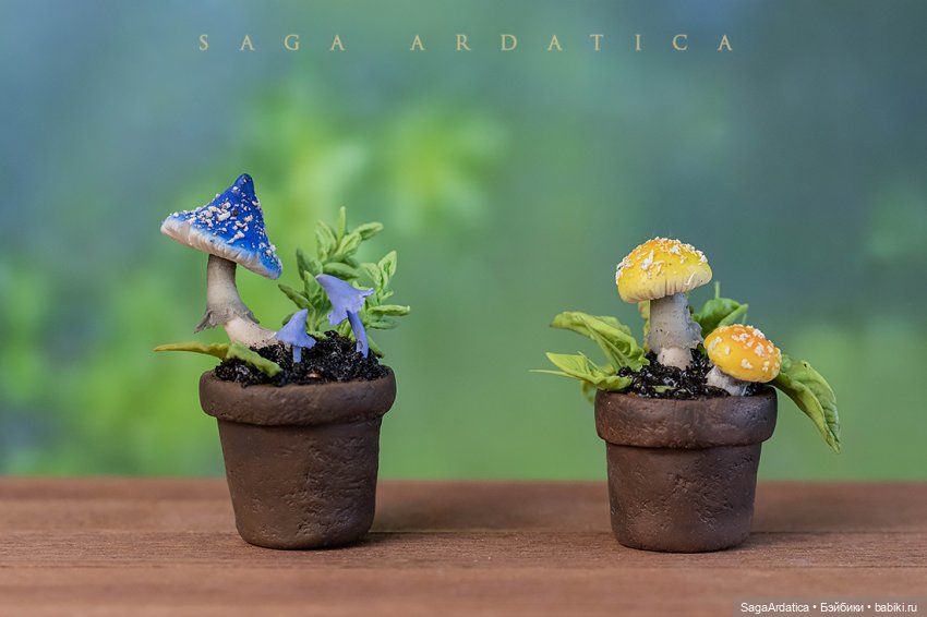 Мухоморная рассада — Кукольная миниатюра своими руками: еда (фото 4)