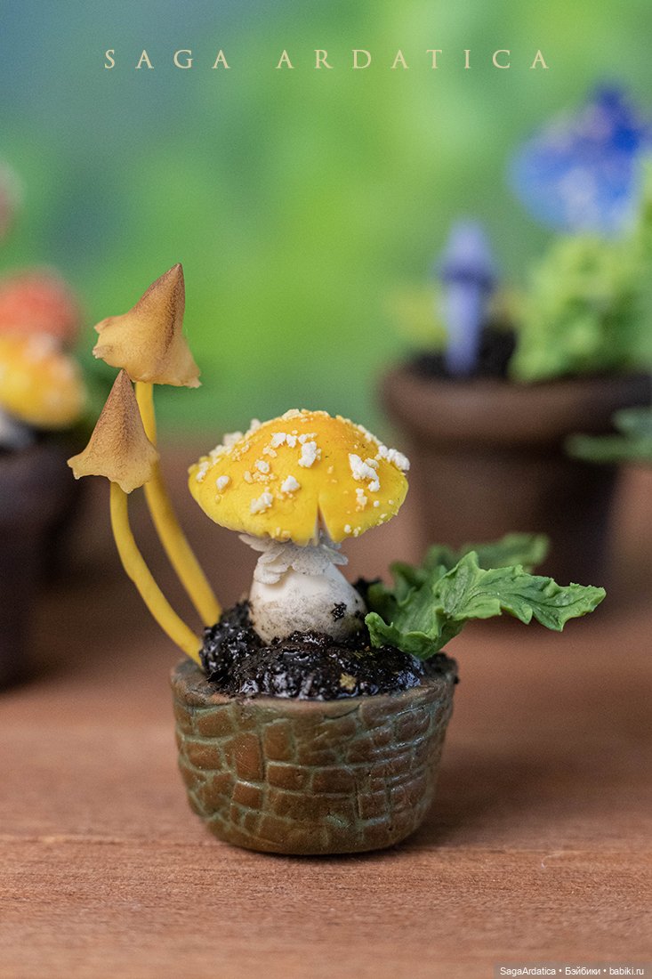 Мухоморная рассада — Кукольная миниатюра своими руками: еда (фото 7)